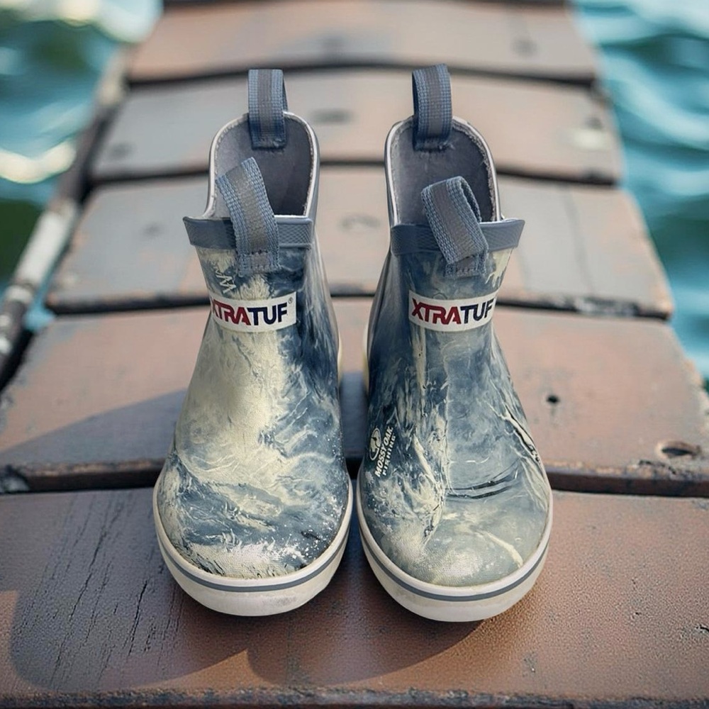 Little Kids Blue XtraTuf’s Size 12